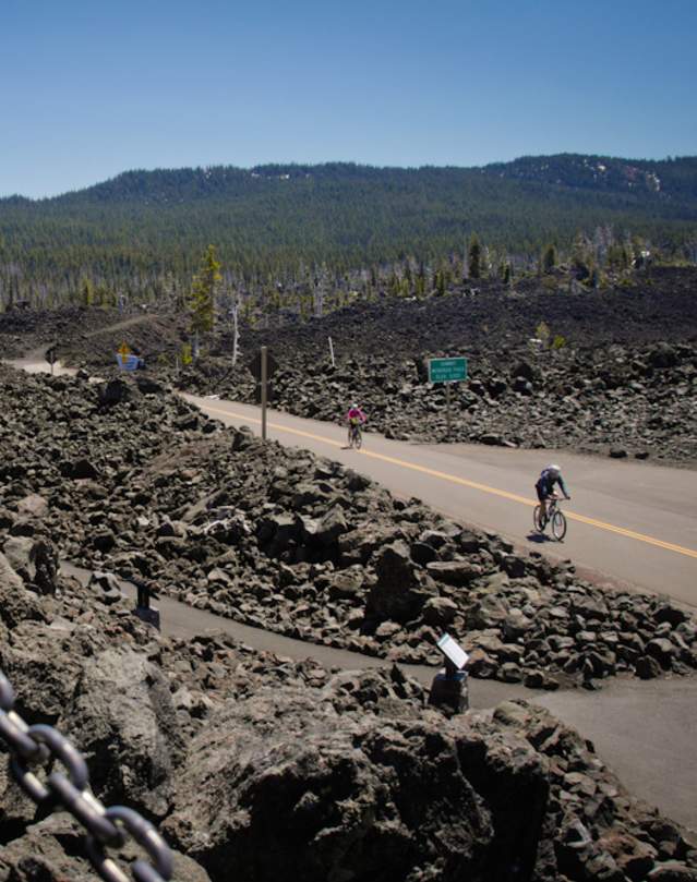 Cycling Dee Wright Observatory by Russ Roca