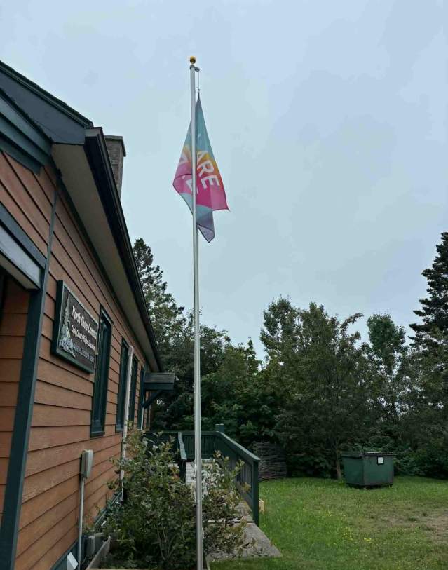 CCHE Flag Pole