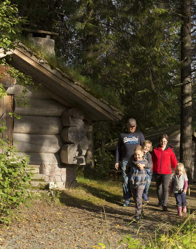Family fun at the Norwegian Forest Museum