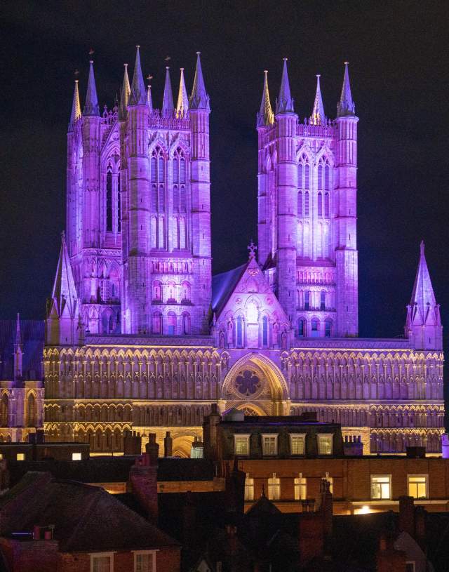 Lincoln Cathedral - Purple