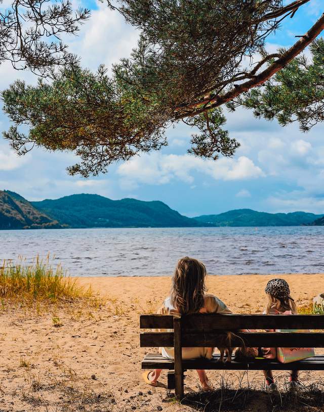 Sommer på Kvavikstranda