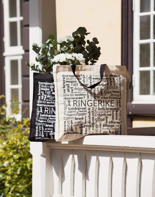 Handlenett med lokale ord og uttrykk - Ringerike