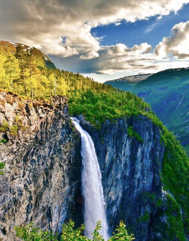 Wasserfall Vettisfossen, Årdal