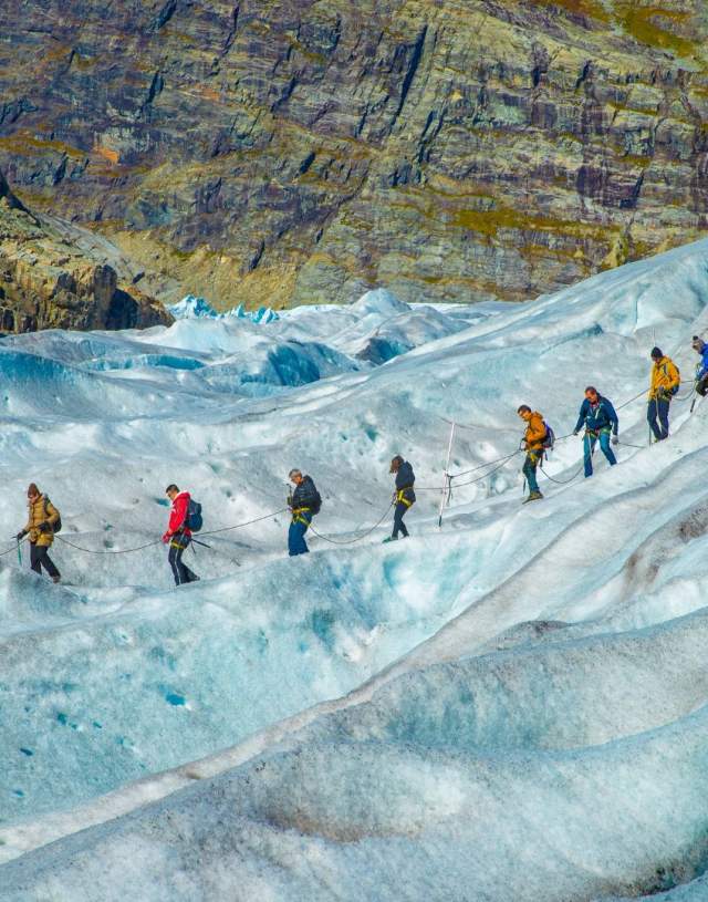 Geführte Gletscherwanderung auf dem Nigardsbreen-Gletscher