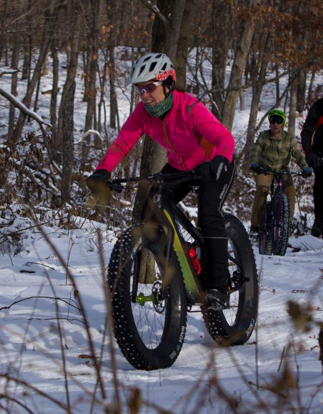 Hit the trail at Standing Rocks Park in the Stevens Point Area, with fat tire biking in the winter and mountain biking when the snow melts.