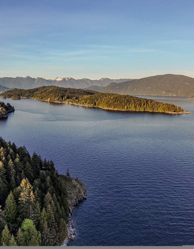 Looking towards Keats Island from Gibsons