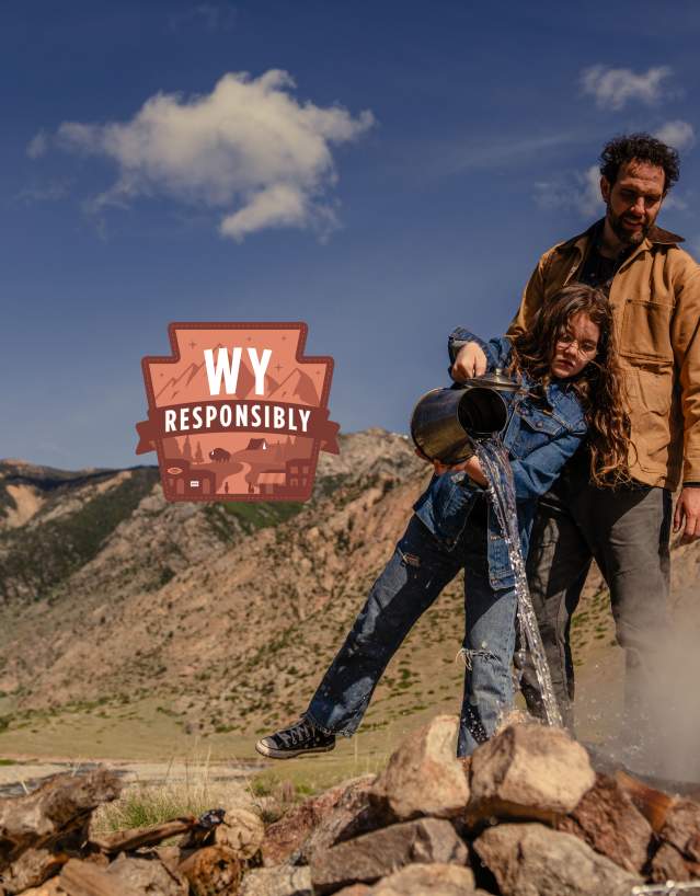 The adventure is always on during winters in WY.
From snow-dusted peaks to small cozy towns, there are endless ways to explore responsibly. Keep yourself and others safe by knowing before you go, respecting Wyoming parks and wildlife and leaving every snowy trail just as you found it. Here’s how to make sure your winter adventure is safe, sustainable and good for all the people and places you encounter along the way.