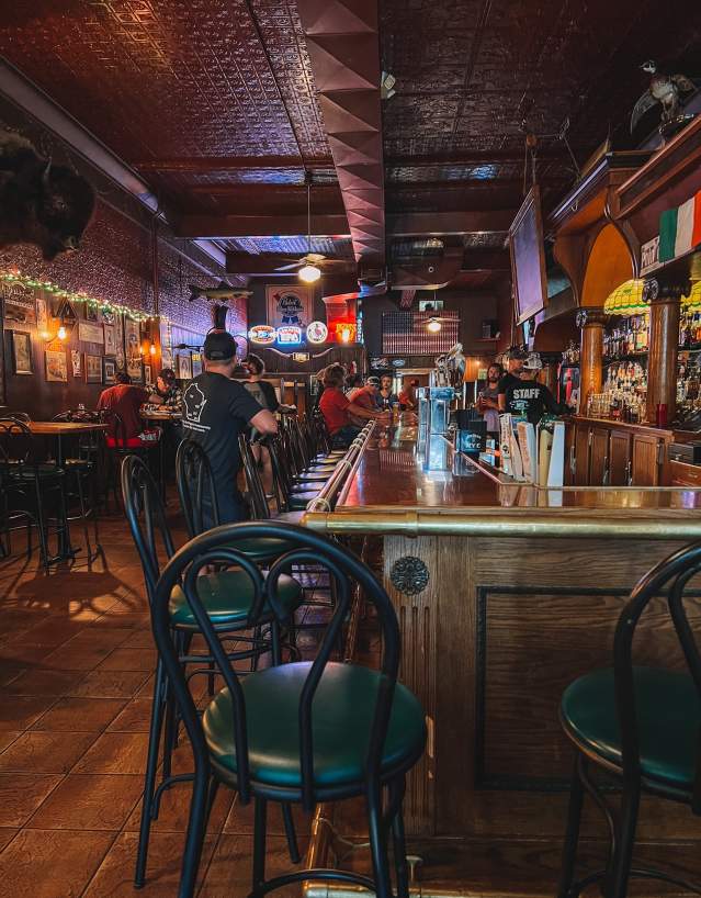 Nightlife at Guu's on Main bar in downtown Stevens Point, WI