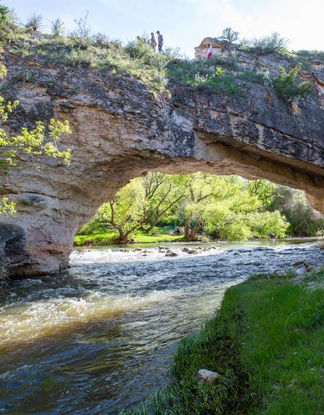 ayres natural bridge, converse county