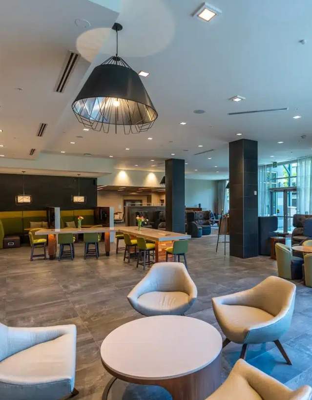 A lounge type restaurant.