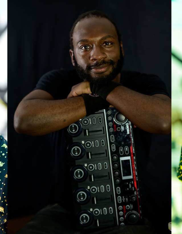 3 photos of musician Ki5