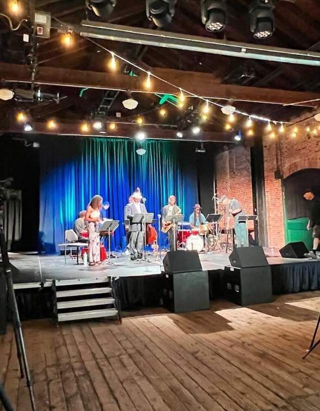 Band performs part of UMS at the Ypsilanti Freighthouse