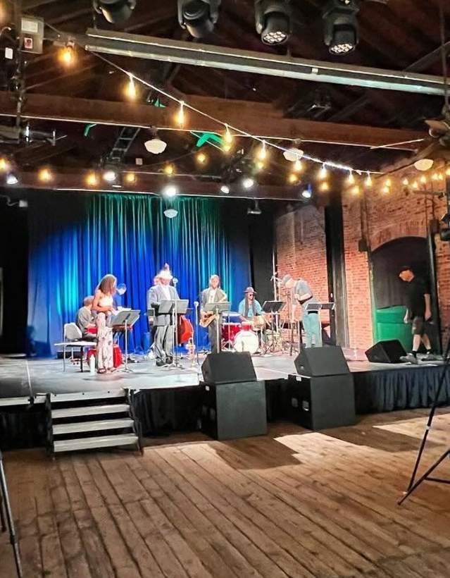 Band performs part of UMS at the Ypsilanti Freighthouse