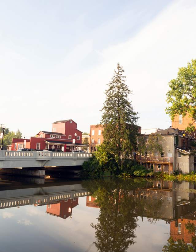 Manchester River Downtown view