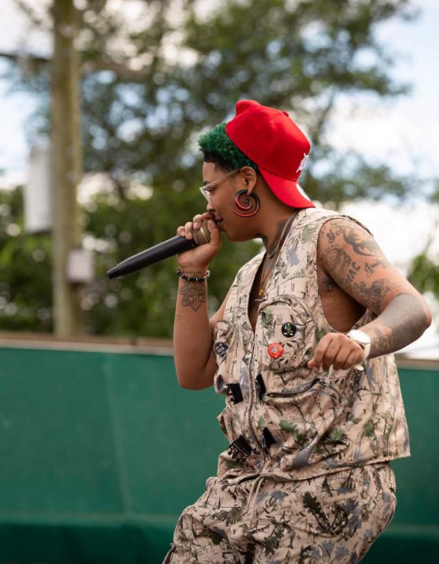 Performer at Ypsi Pride