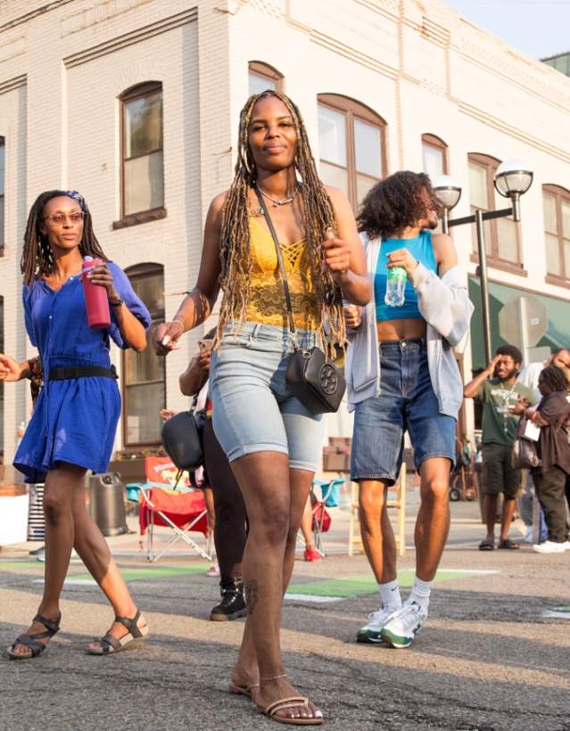 African American Downtown Festival in Ann Arbor, Michigan