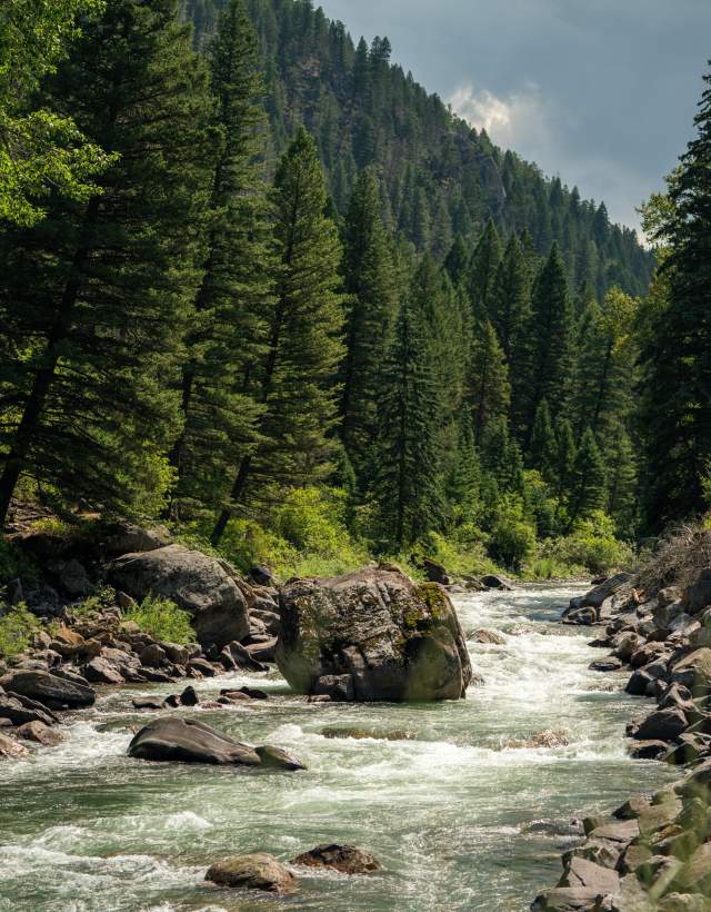 Gallatin River near Big Sky