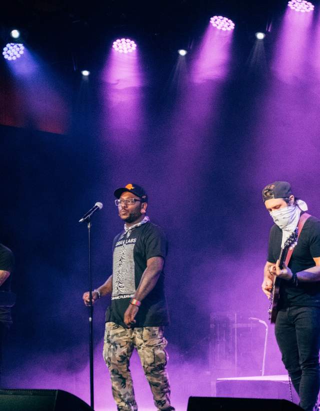 Jake Lloyd and band perform at 3TEN music venue in Austin Texas