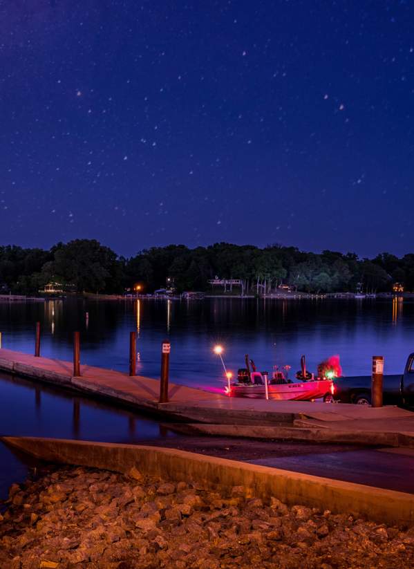 Fred Cerbini Dock at Night