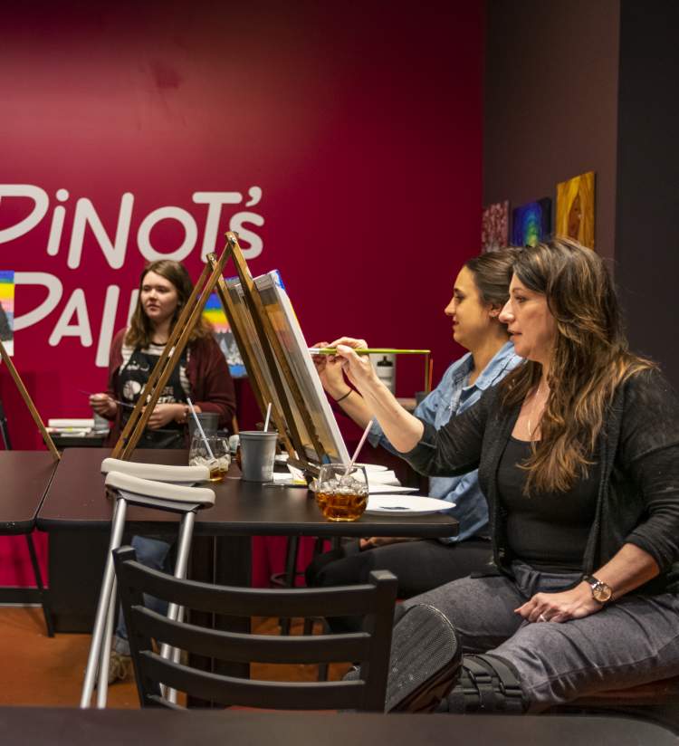 Paint Class at Pinot's Palette