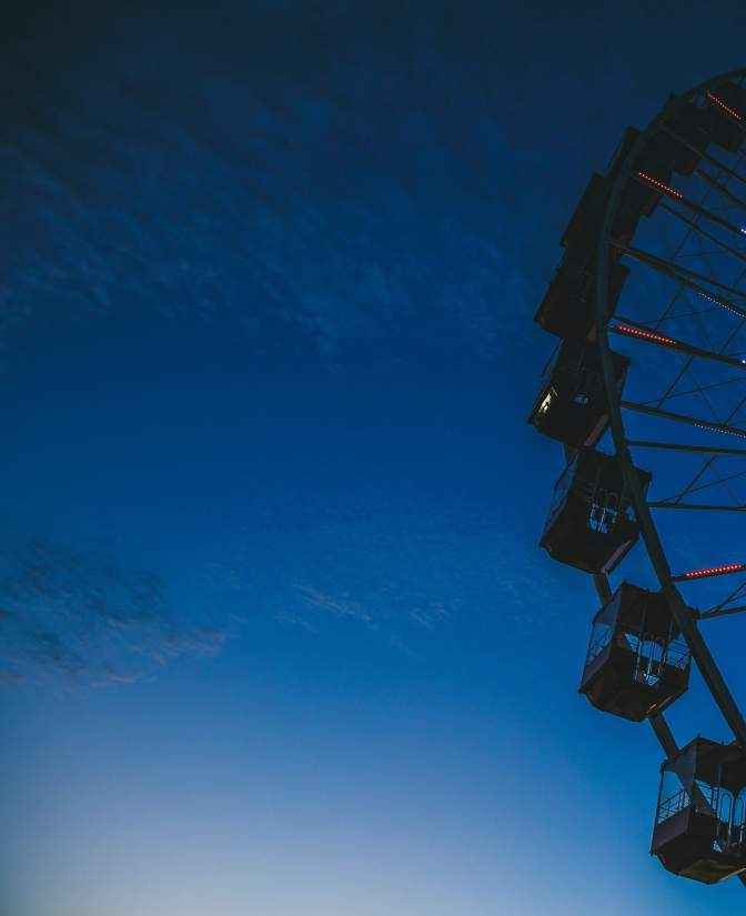 Night Ferris Wheel Lights