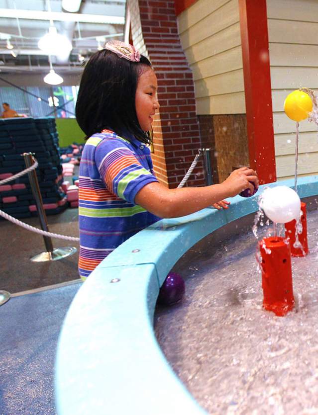 Hands on Museum fountain