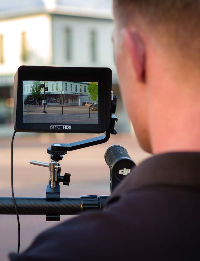 Filming in downtown Auburn