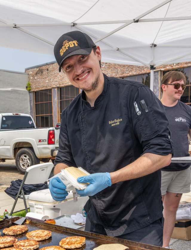 Chef Walker Hughes at The Depot