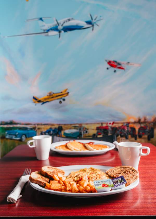 Skyway Cafe Breakfast Mural
