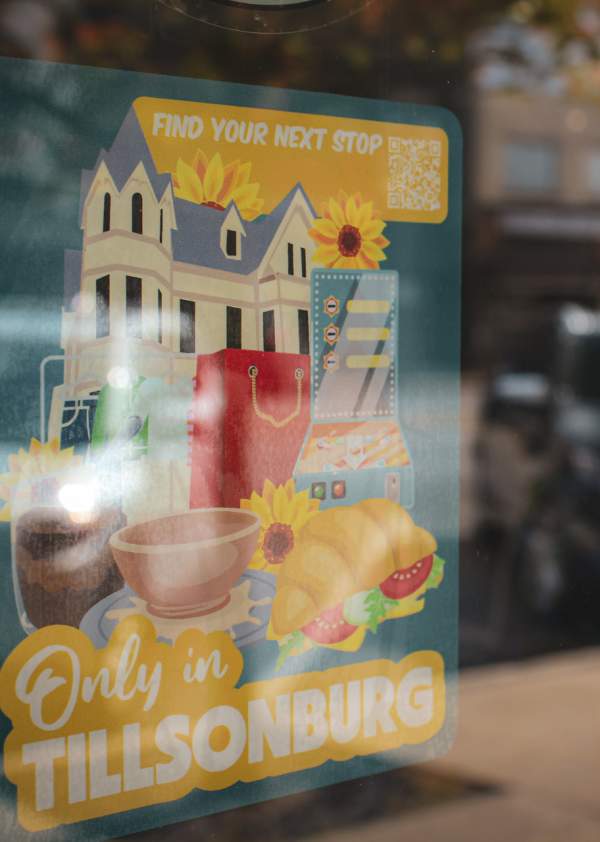 Only in Tillsonburg window decal