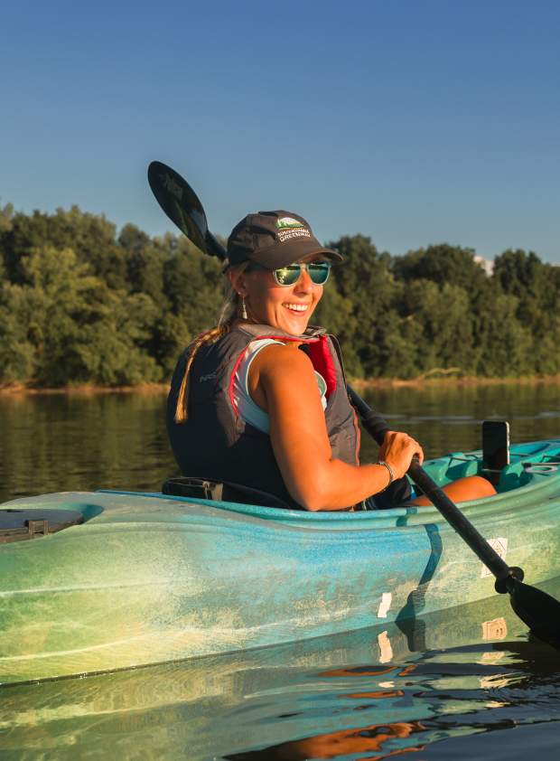 Kayaking on Susquehanna River