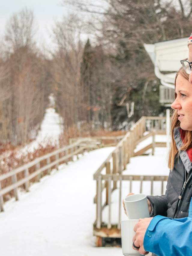 Winter Couple Seagull Bay