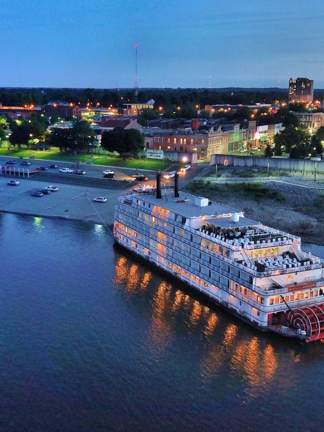 American Queen Steamboat Docking