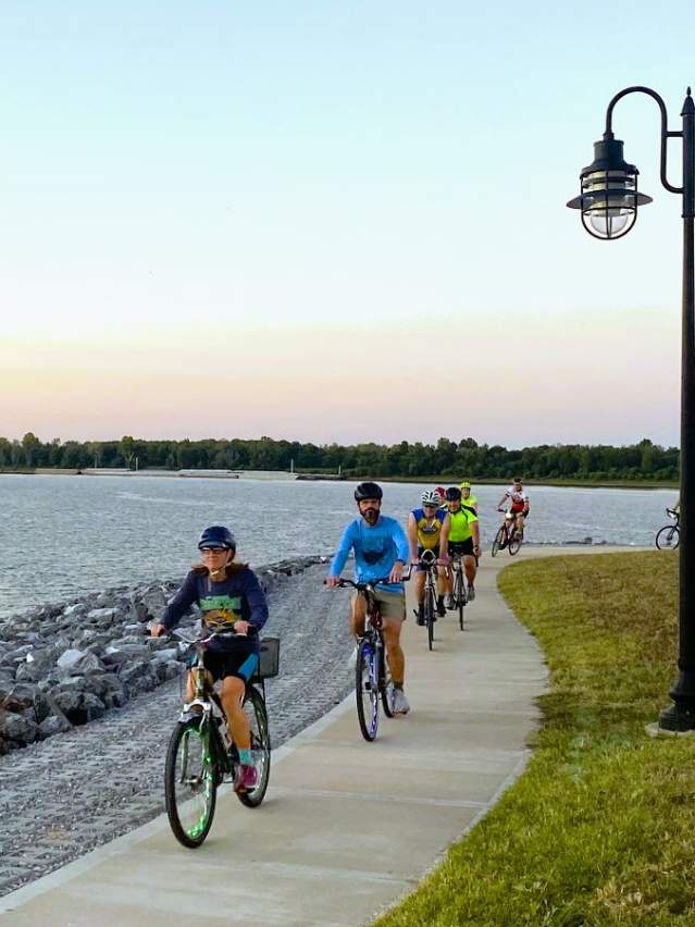 biking-sunset-dock