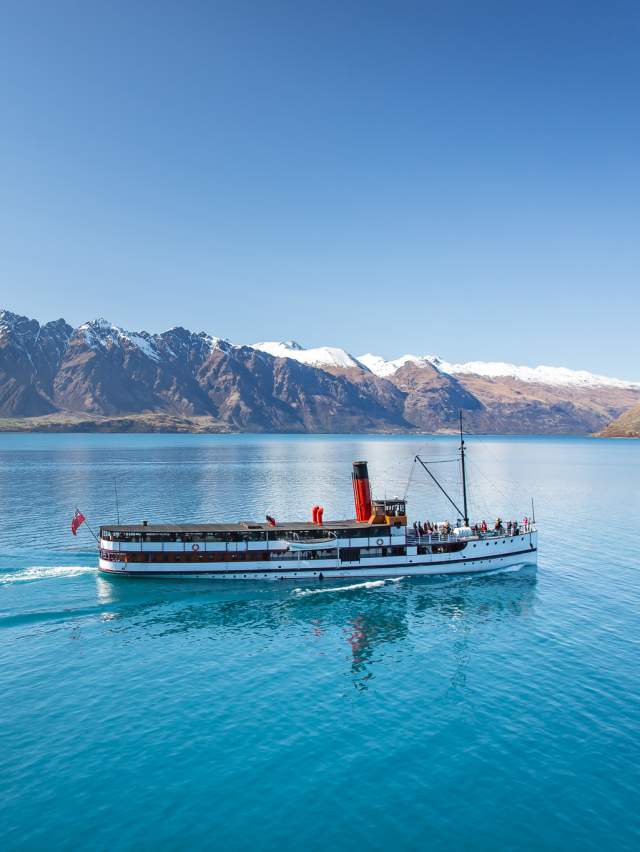 TSS Earnslaw Vintage Steamship Lake Cruises - Real Journeys