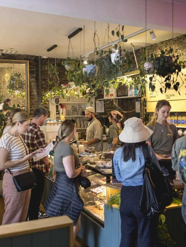 Interior of Yonder Café