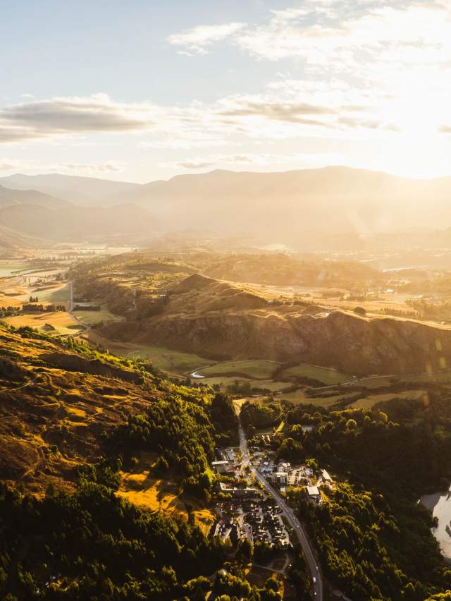 Aerial view of Queenstown