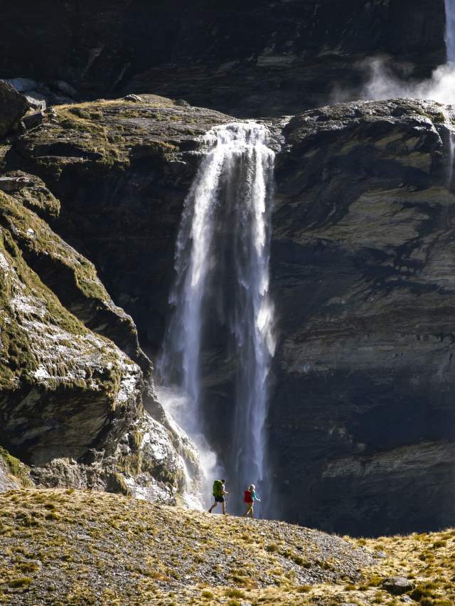 Hiking Earnslaw Burn in Summer