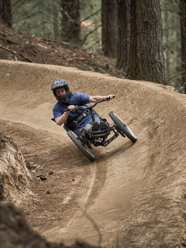 Jack Howatson Mountain Biking on the Ben Lomond Trails