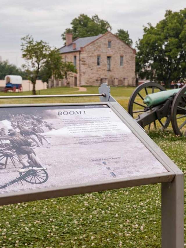 Exterior of Fort Smith National Historic Site