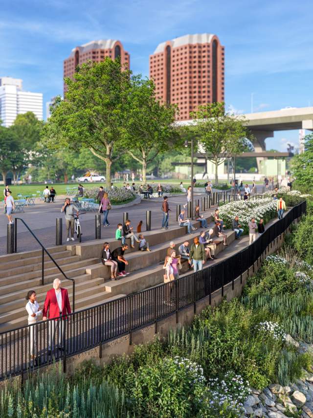 [NEW - 12/25] Brown's Island Improvement Plan Renderings [14 - River Terrace]
