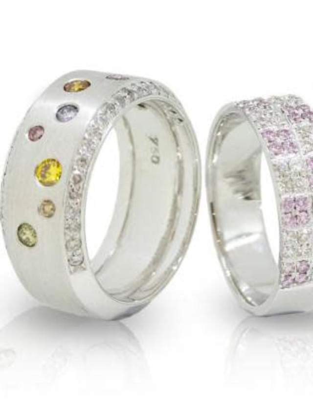 Kimberley FIne Diamonds Jewellery -a set of three rings