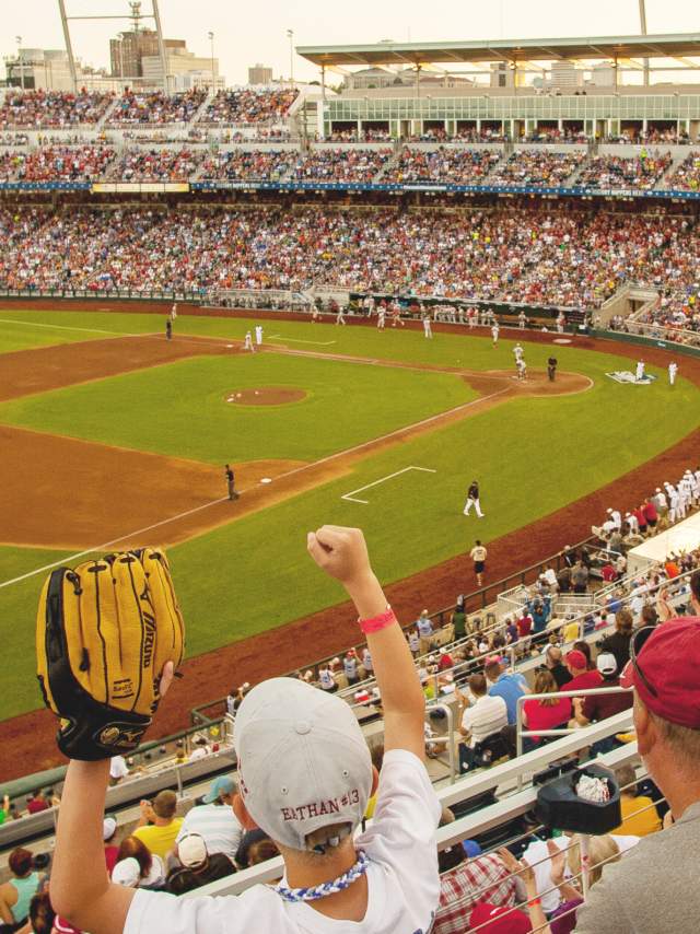 Every year, Omaha hosts the Men's Baseball College World Series