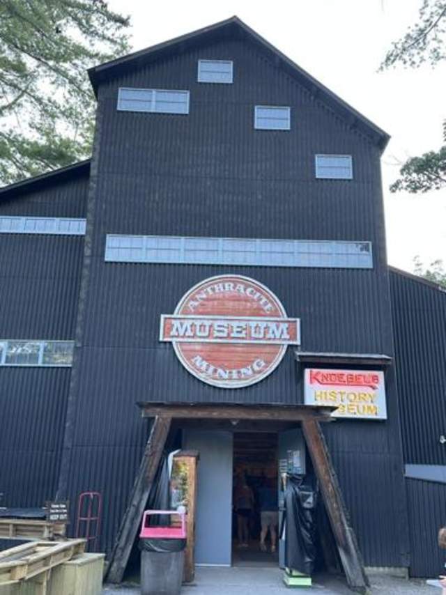 The entrance to the Anthracite Mining Museum at Knoebels Amusement Park.