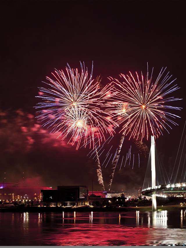 Omaha Skyline Fireworks
