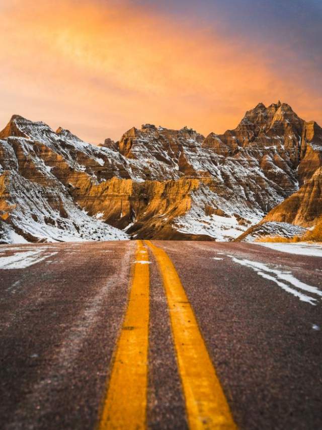 Winter Badlands
