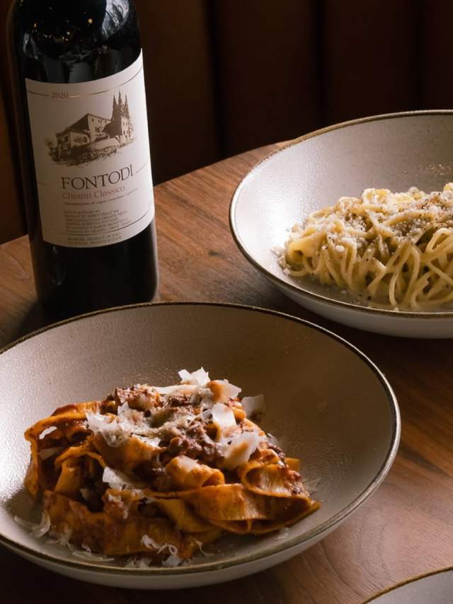 Lamb Pappardelle and Cacio e Pepe