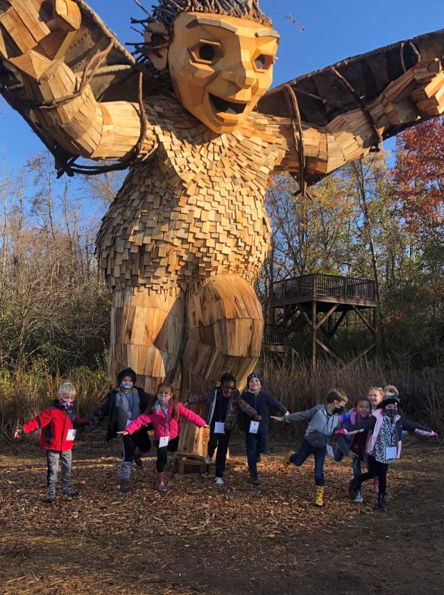 Aullwood Troll with Kids