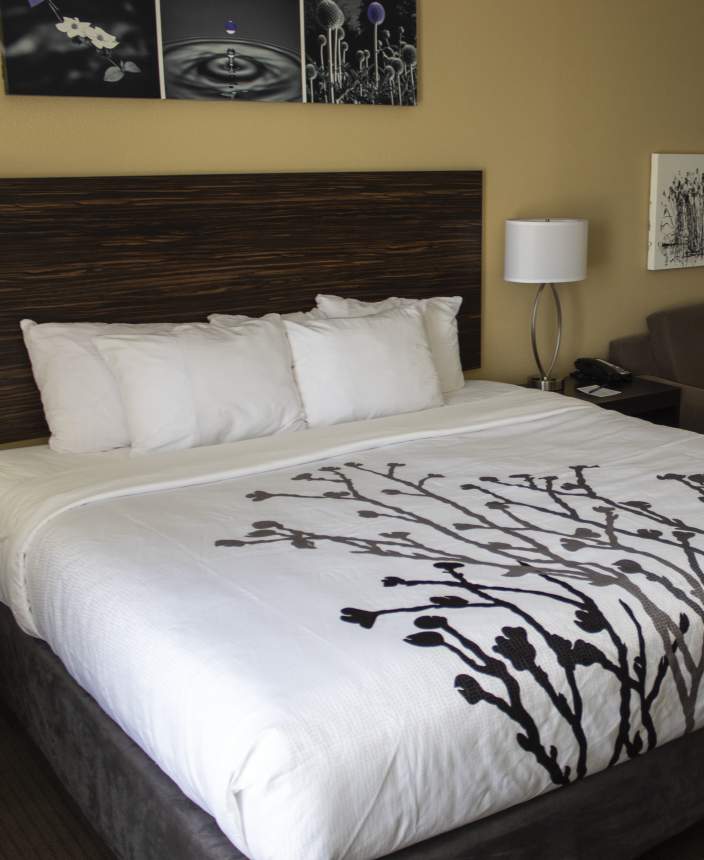 king size in hotel room