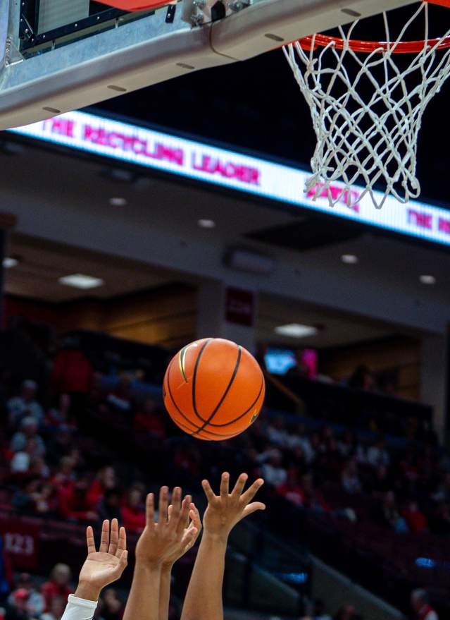 Women's basketball hands